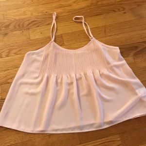 S Kimichi Blue Sheer Blush Tank